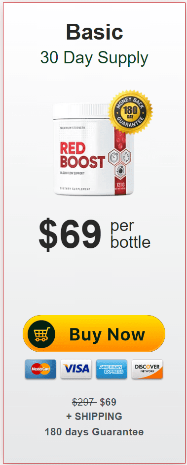 red boost 1 bottle